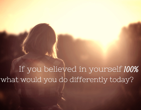 believe in yourself completely