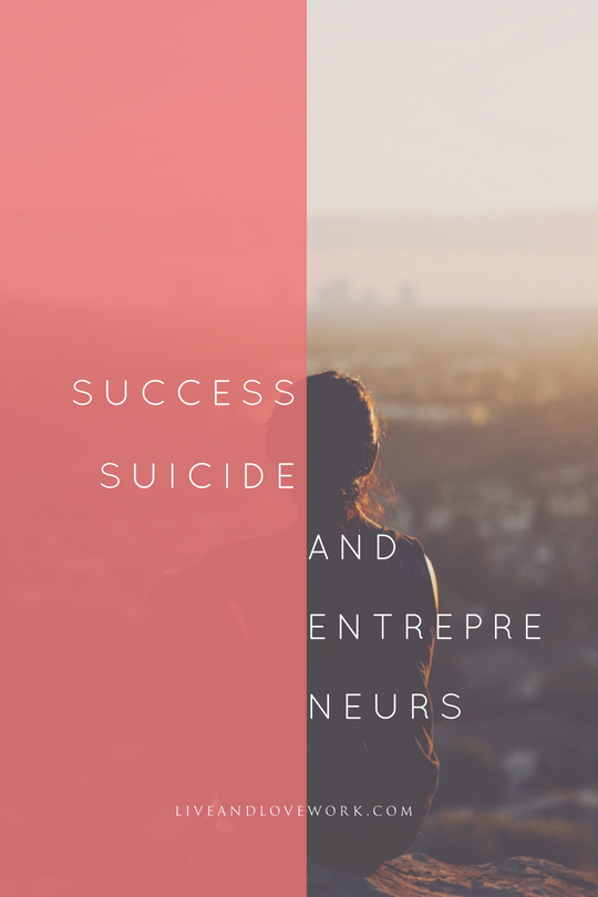 success suicide and entrepreneurs