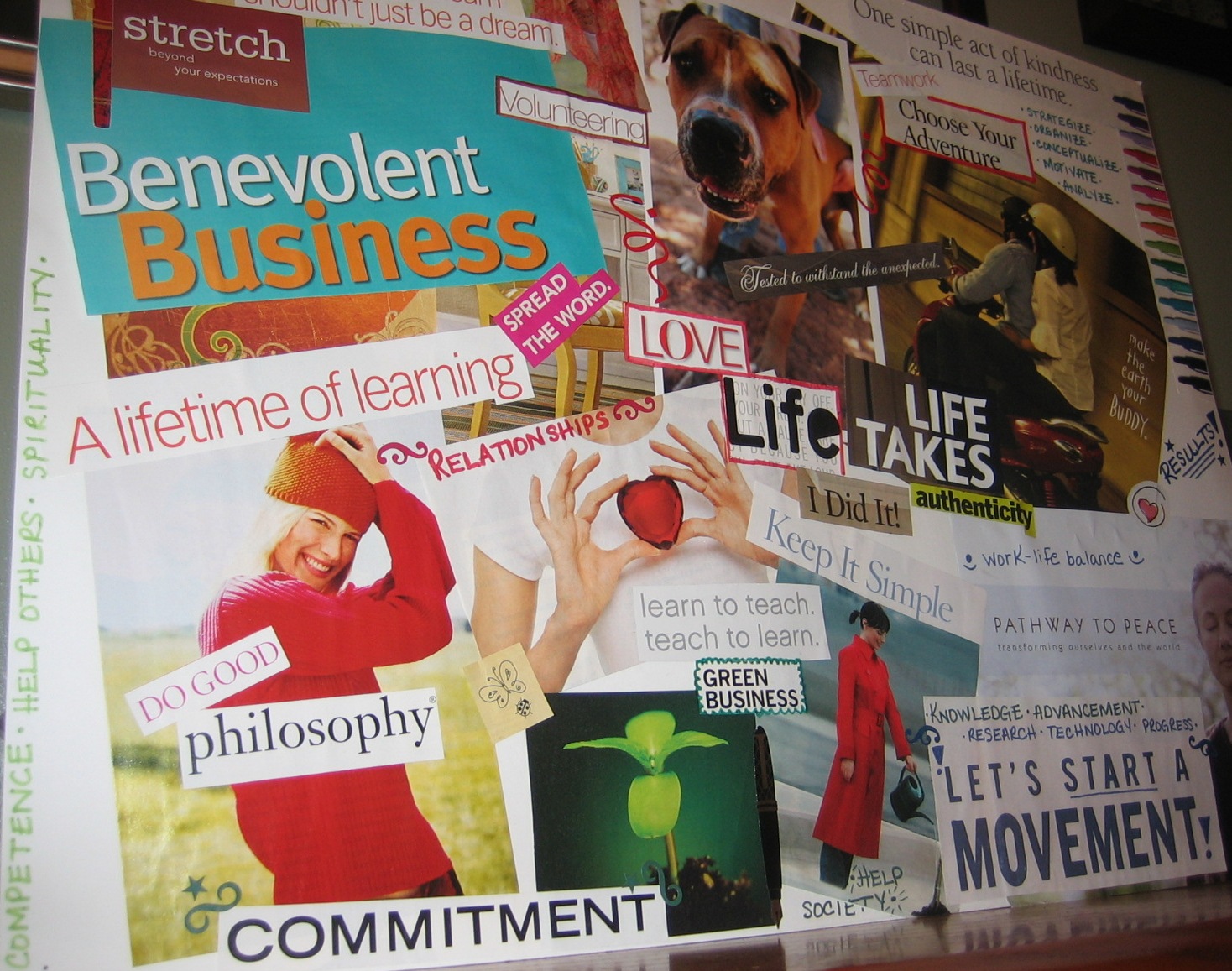 Chrysta's Vision Board February 2010